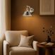 Orwell 1 Light 10 inch Pewter Wall Sconce Wall Light, Damp